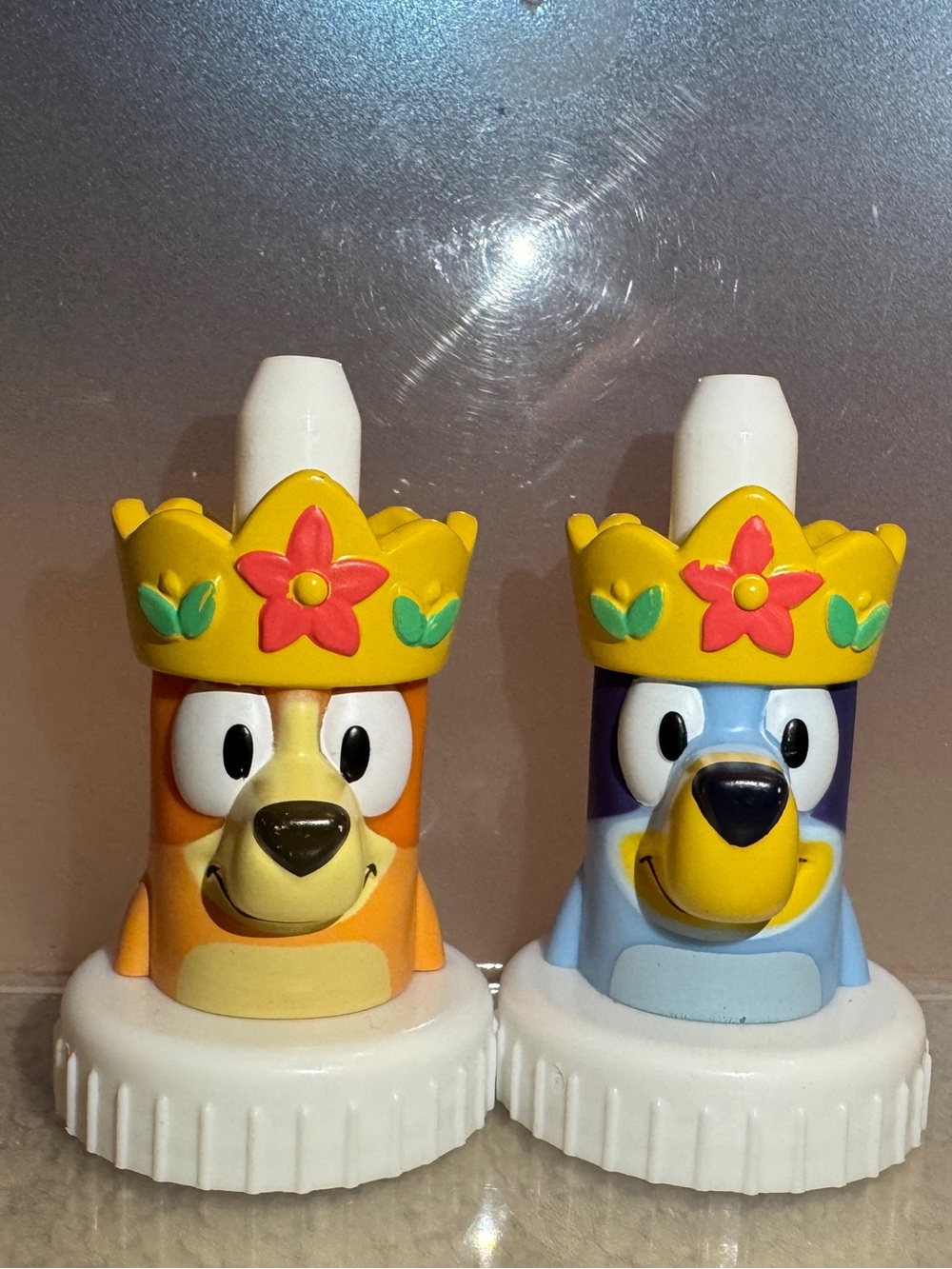 Good2Grow Bluey and Bingo in Crowns Toppers
